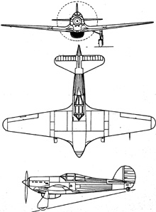 Plan 3 vues du Renard R.36