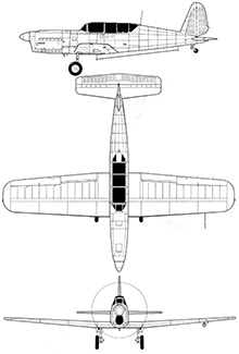 Plan 3 vues du SIPA S.10 / S.11 / S.12