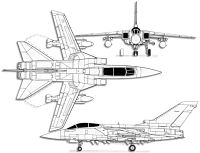 Plan 3 vues du Panavia  Tornado IDS