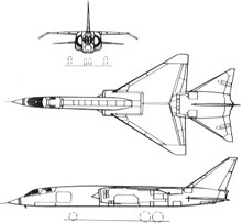 Plan 3 vues du BAC TSR.2