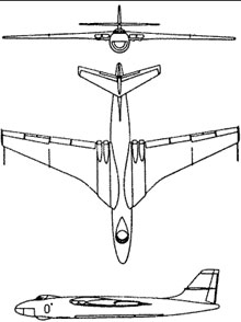 Plan 3 vues du Vickers  Valiant