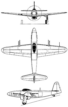 Plan 3 vues du Arsenal VB.10