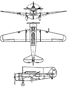 Plan 3 vues du Commonwealth CA-1/CA-16 Wirraway