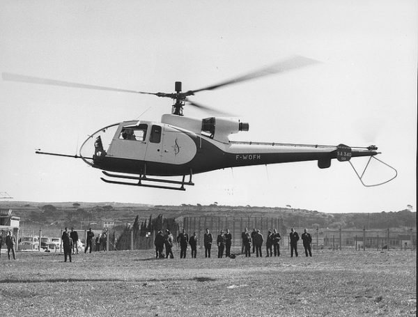 Prototype de l'Aérospatiale SA-340 Gazelle.