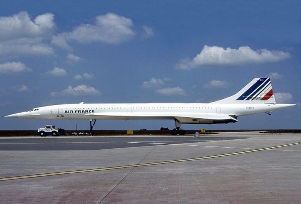 Concorde d'Air France au roulage.