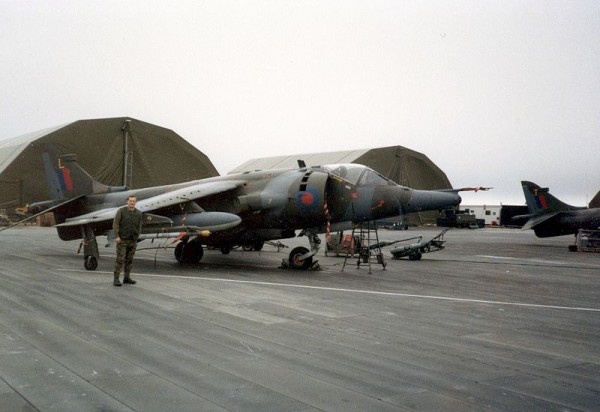 Le Harrier GR3 de la RAF a été totalement éclipsé par le Sea Harrier.