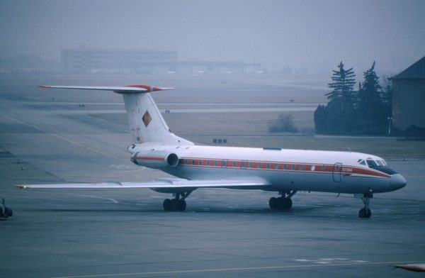 Méconnu à l'ouest, ce Tupolev Tu-134 porta un temps les couleurs ouest-allemandes.