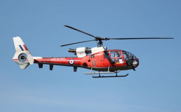 Westland Gazelle HT Mk-3 d'entraînement aux couleurs de la Royal Air Force.