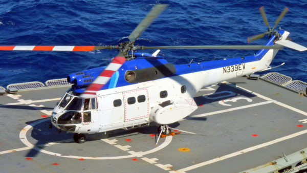 Puma privé américain utilisé dans le courant des années 1990 et 2000 pour du transport offshore. 