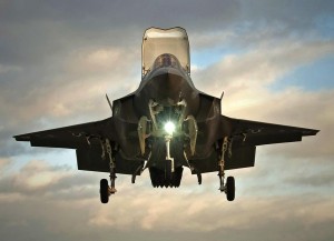 F-35B en vol vertical