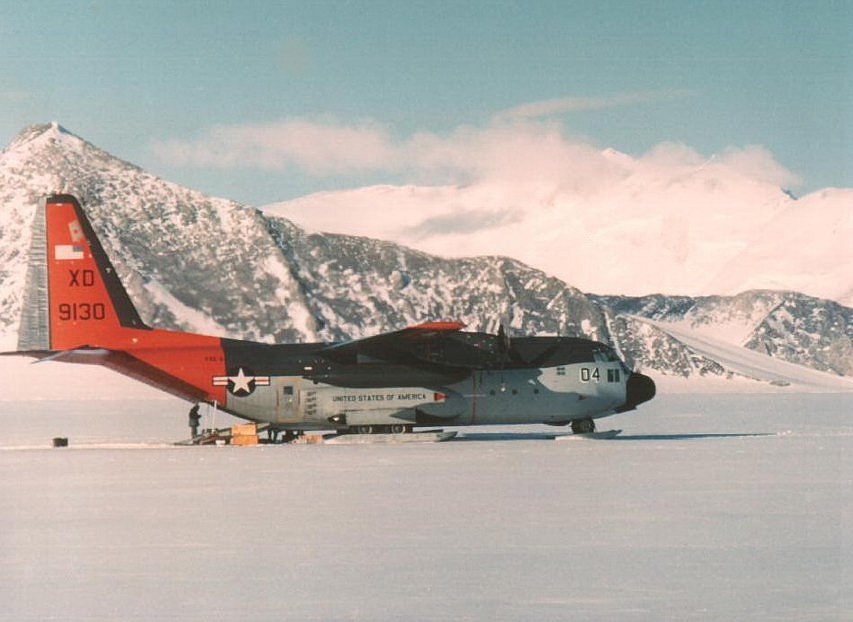 Avion Hercules C130 Hagglunds Les transports sur glace Dépendance de Ross 