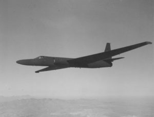 Lockheed U-2 de la CIA en vol.