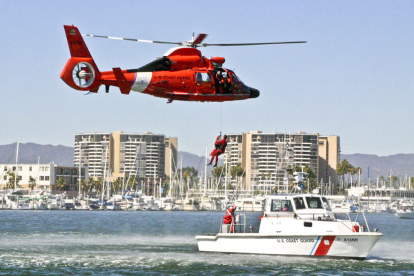 Aérospatiale MH-65C en action.