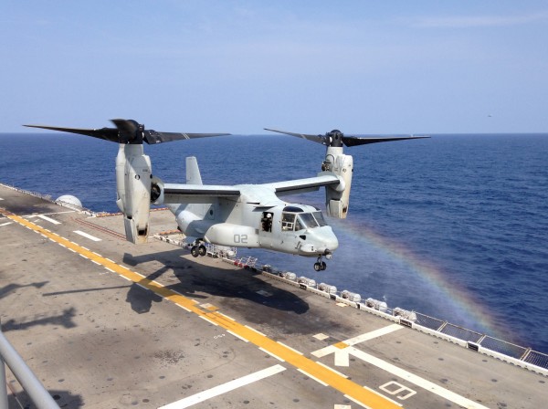 Bell/Boeing MV-22B Osprey appartenant à l'US Marines Corps.