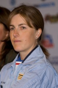 Viginie Guyot, ex-patronne de la Patrouille de France.