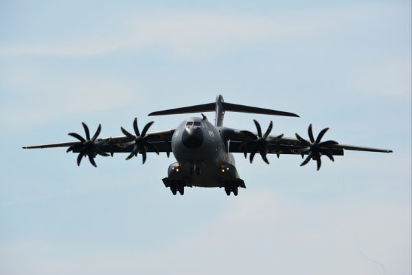 L'A400M dans toute sa splendeur.