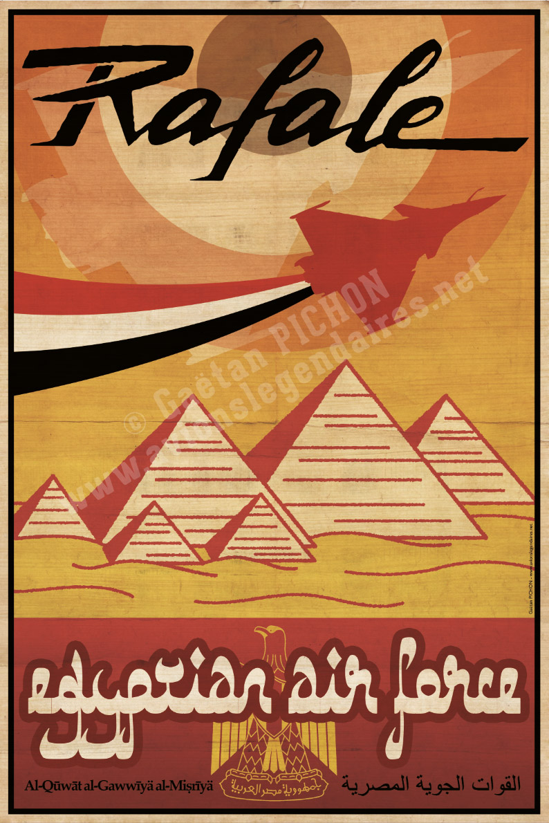 Poster "Rafale - Egyptian Air Force"