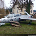 Fouga CM-170 Magister devant le Chateau de Savigny-lès-Beaune